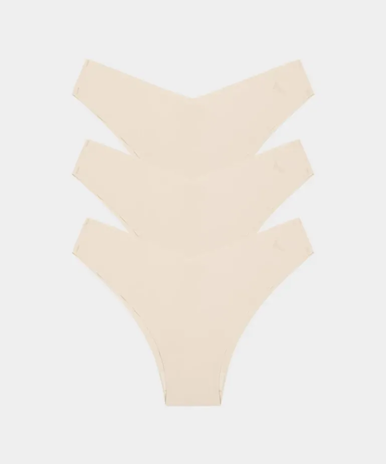 Bezszwowe brazyliany Second Skin 3-pak