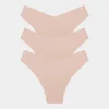 Bezszwowe brazyliany Second Skin 3-pak