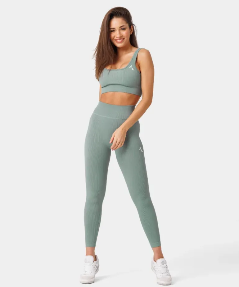 Bezszwowe legginsy Rib