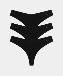 Bezszwowe stringi Second Skin 3-pak