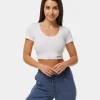 Crop top Eve z wycięciem