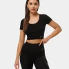 Crop top Eve z wycięciem