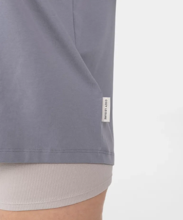 Klasyczny T-shirt Cozy Leisure