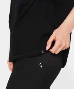 Koszulka z rozcięciem na przodzie Viscose Touch