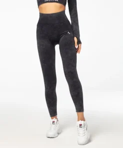 Legginsy bezszwowe Yasmine z wysokim stanem