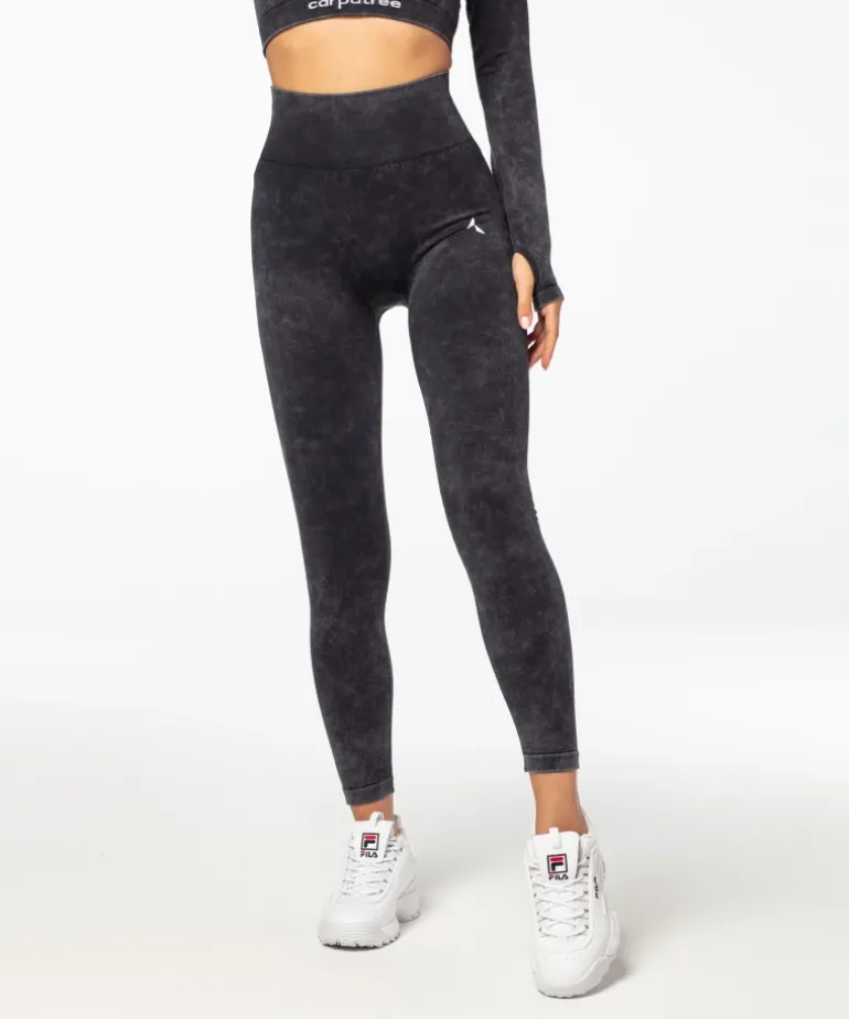 Legginsy bezszwowe Yasmine z wysokim stanem