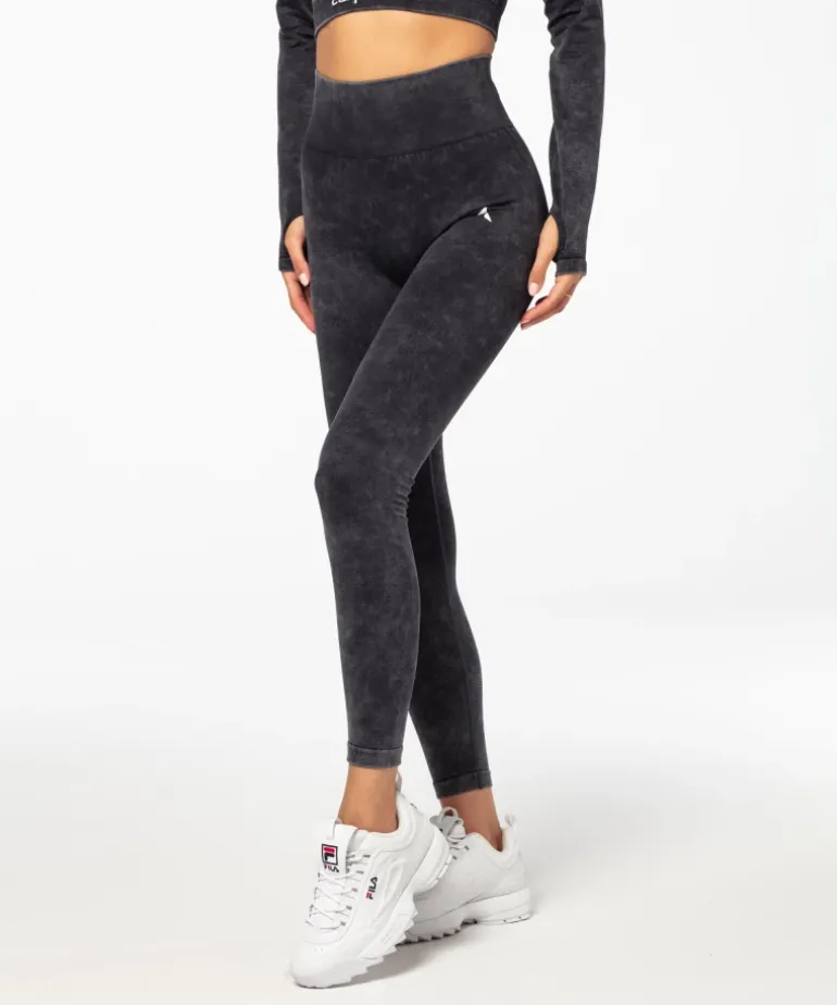 Legginsy bezszwowe Yasmine z wysokim stanem