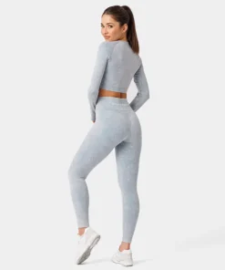 Legginsy bezszwowe Yasmine z wysokim stanem