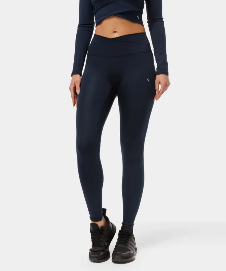 Legginsy Crossover z wysokim stanem