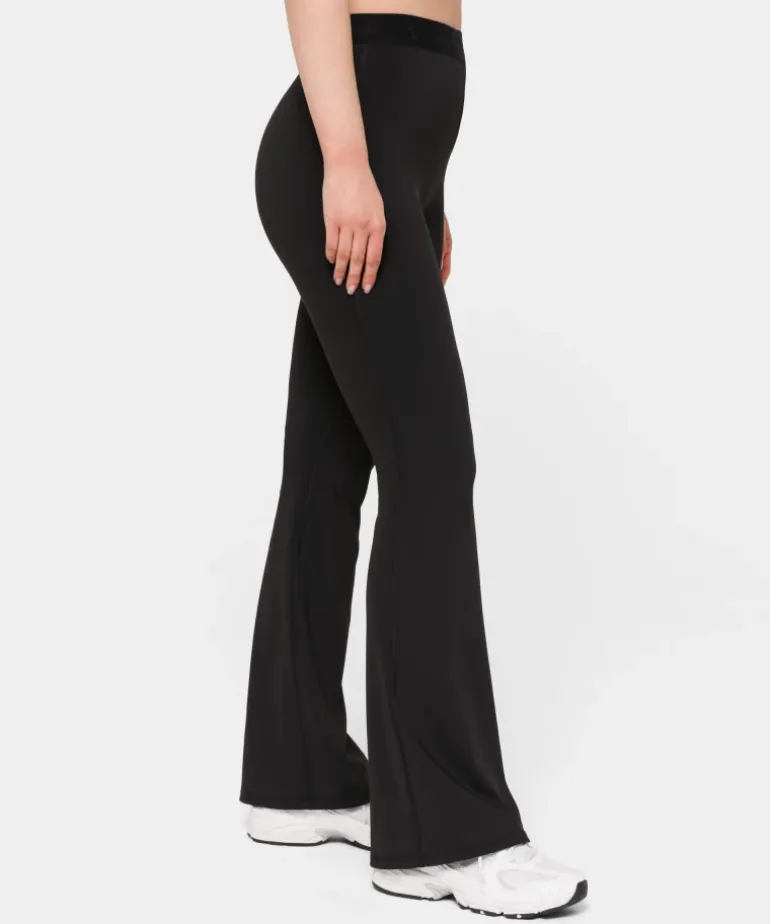 Legginsy Flare z logowaną taśmą