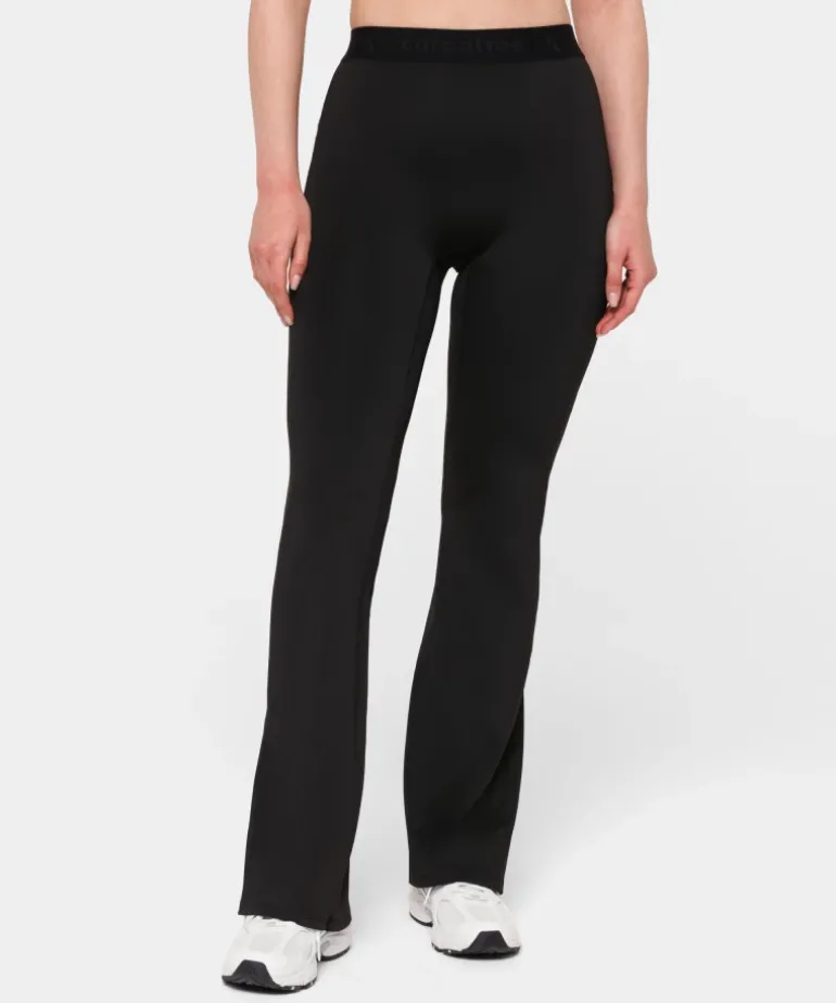 Legginsy Flare z logowaną taśmą