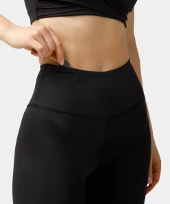 Legginsy treningowe z kieszeniami w pasie