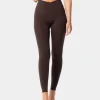 Legginsy z kopertową talią Mystic