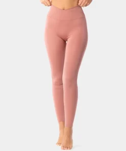 Legginsy z kopertową talią Mystic