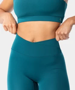 Legginsy z kopertową talią Mystic