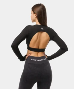 Longsleeve Luna z wyciętymi plecami
