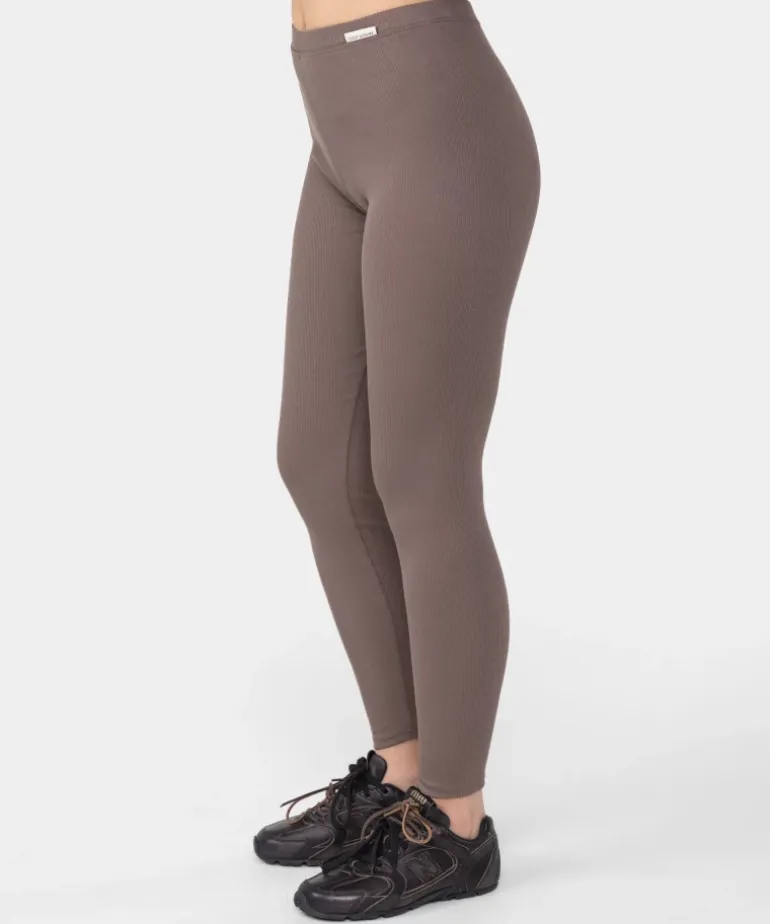 Prążkowane legginsy Cozy Leisure