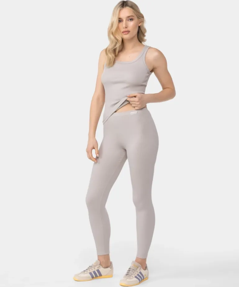 Prążkowane legginsy Cozy Leisure