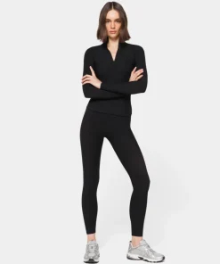 Prążkowane legginsy z kieszenią Onyx Flow