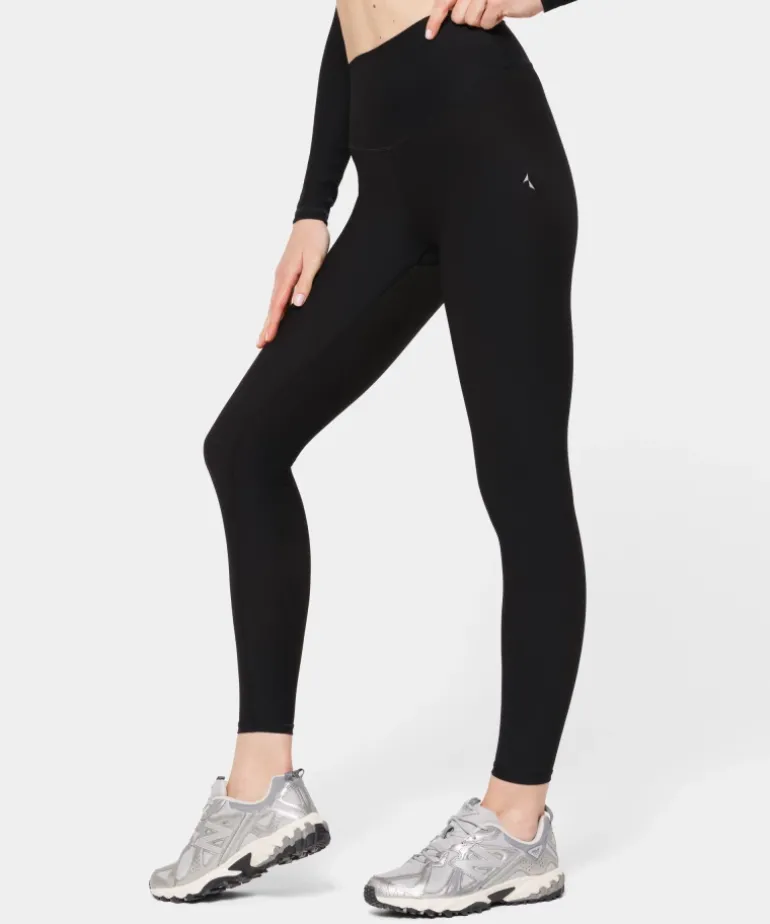 Prążkowane legginsy z kieszenią Onyx Flow