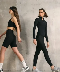 Prążkowane legginsy z kieszenią Onyx Flow