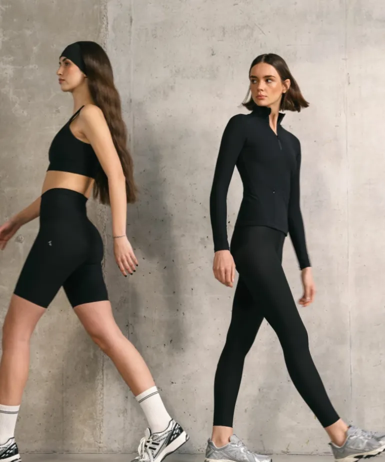 Prążkowane legginsy z kieszenią Onyx Flow