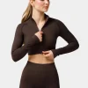 Rozpinany longsleeve bezszwowy Élite