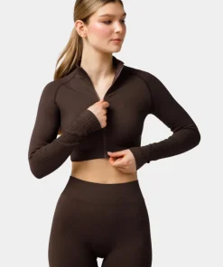 Rozpinany longsleeve bezszwowy Élite