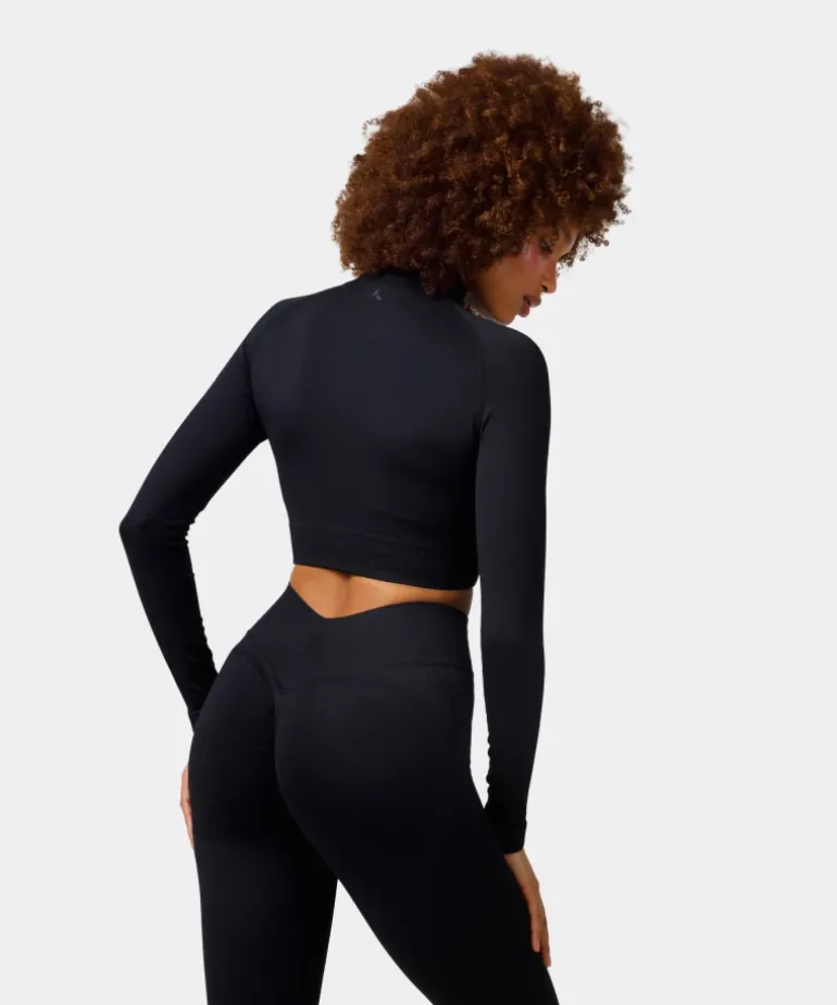 Rozpinany longsleeve bezszwowy Élite