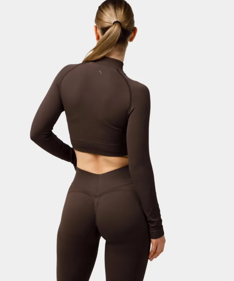 Rozpinany longsleeve bezszwowy Élite