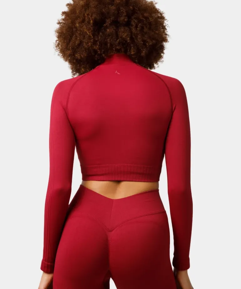 Rozpinany longsleeve bezszwowy Élite