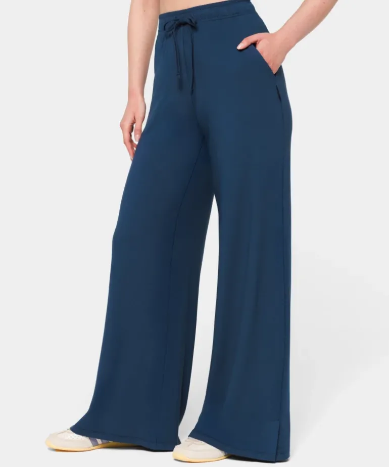 Szerokie spodnie Viscose Touch