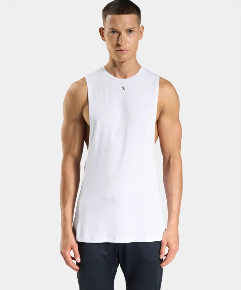 Tank top drop arm