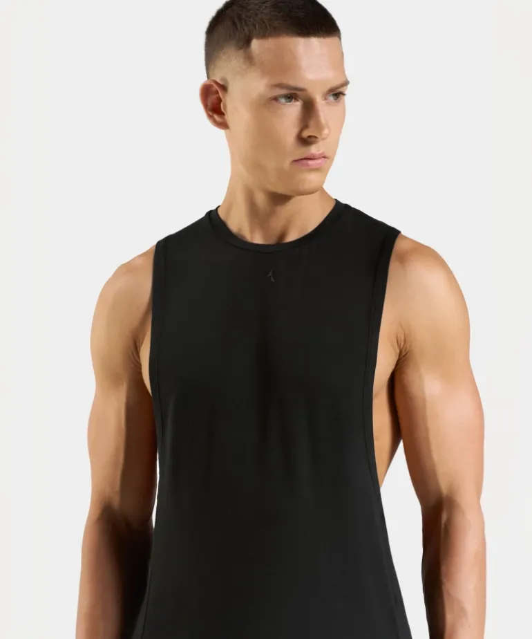 Tank top drop arm