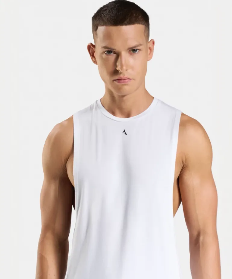 Tank top drop arm