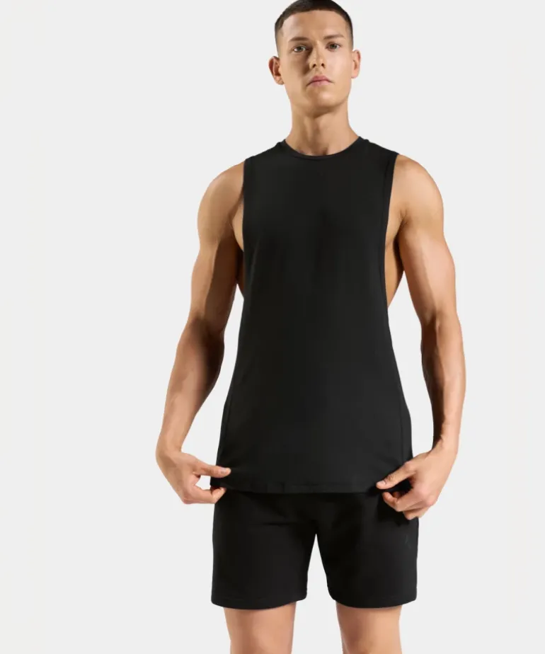 Tank top drop arm