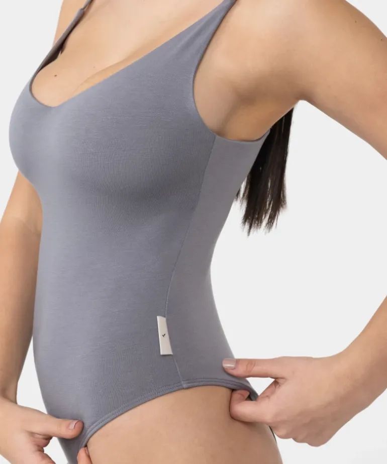 Wiskozowe body z regulowanymi ramiączkami Cozy Leisure